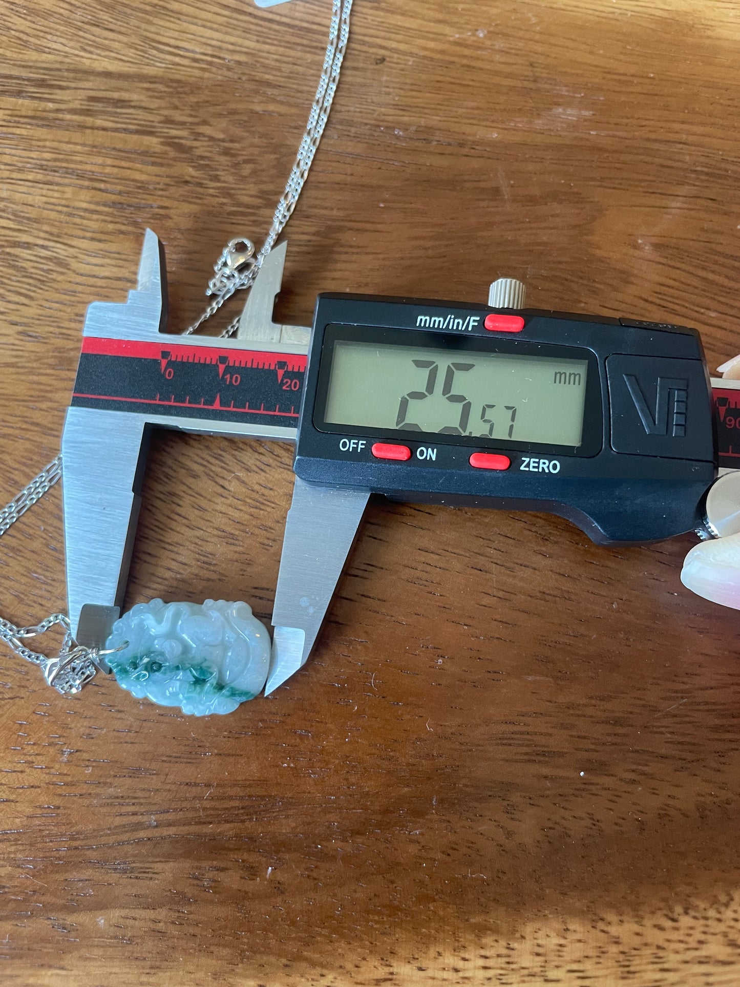 Grade A Burma Zodiac (RAT) silver necklace