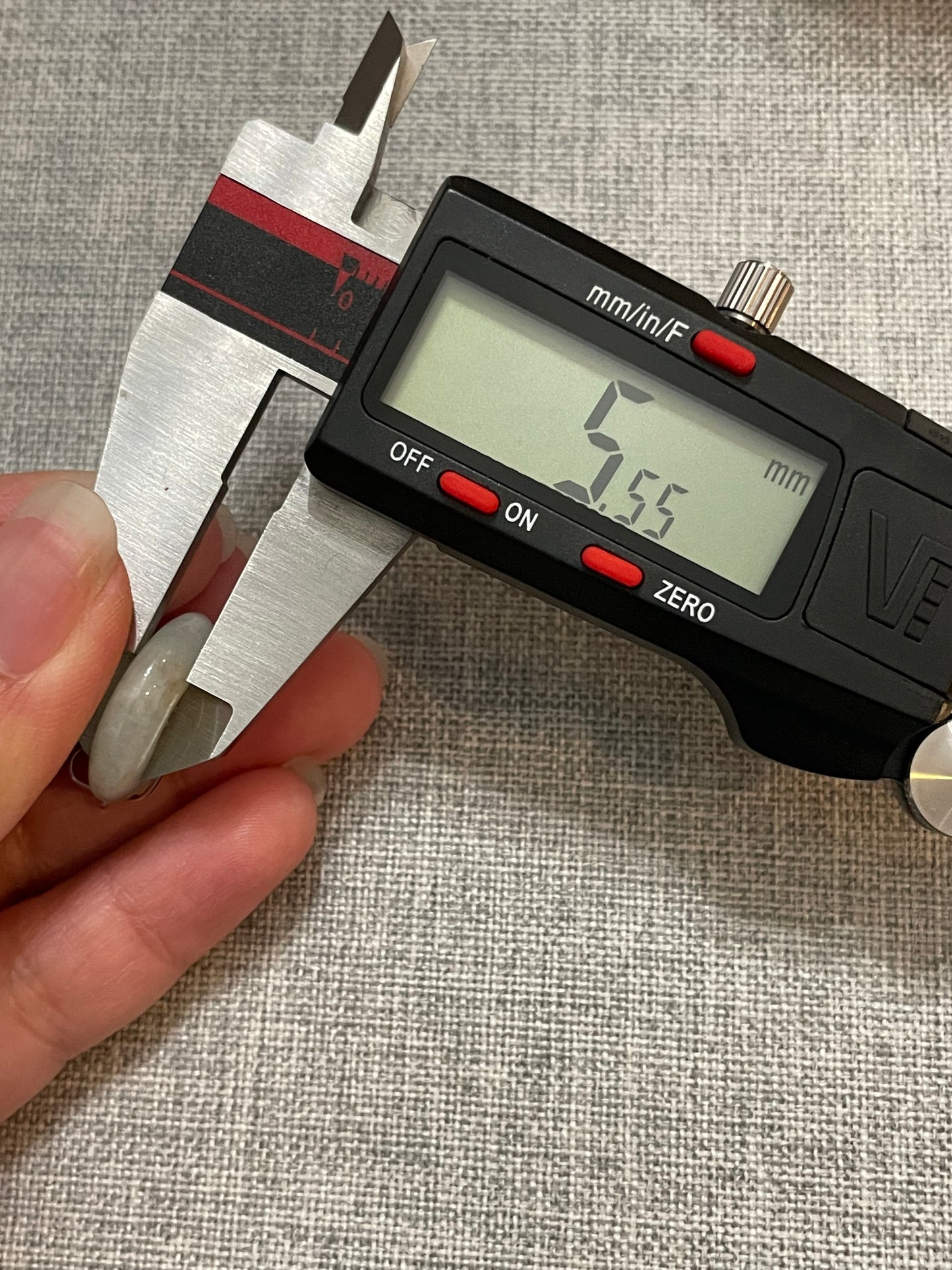 Grade A Natural White with Red Jadeite Pi Disc pendant silver necklace