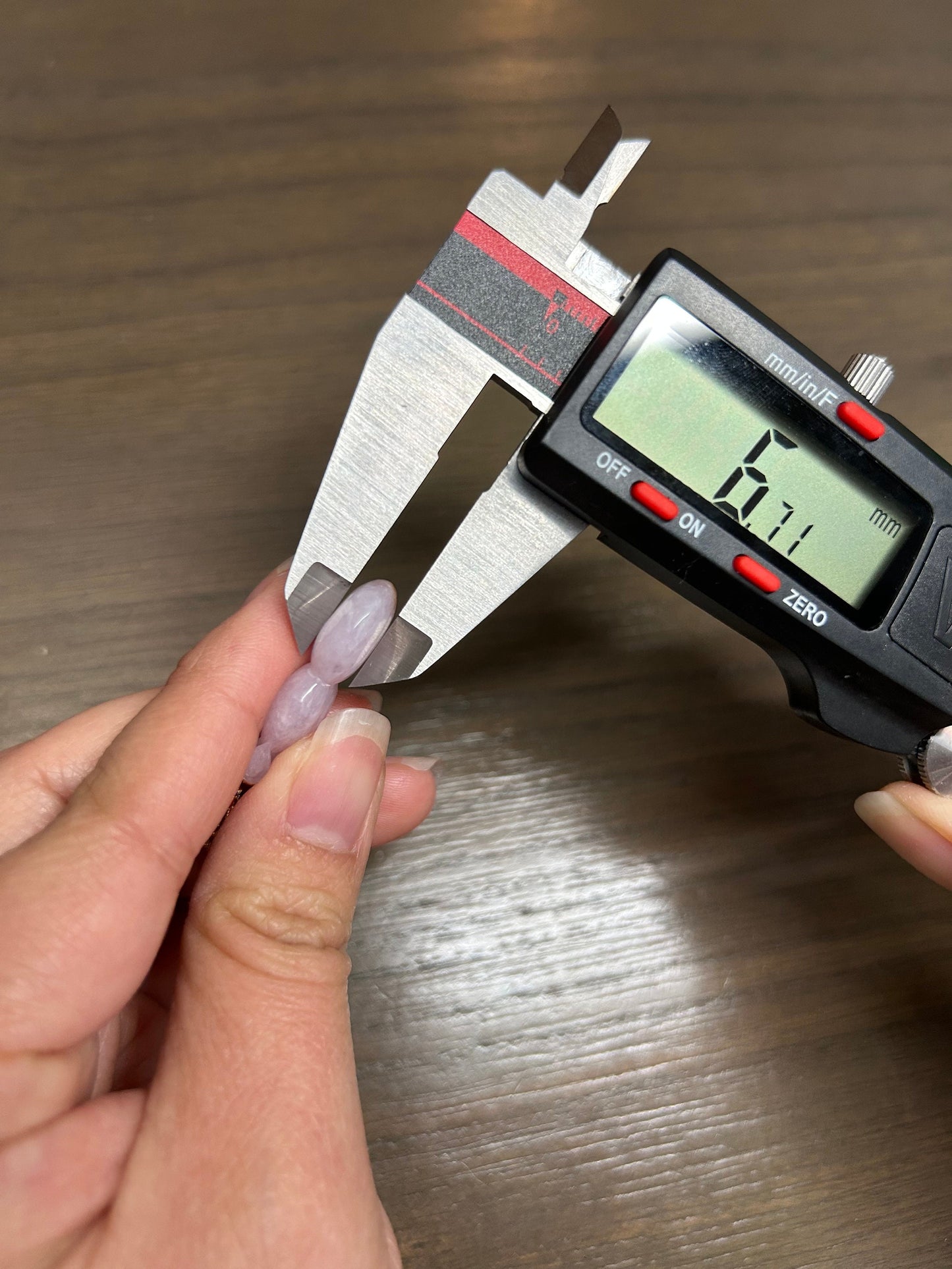 Grade A Natural Burma Icy Pinkish Lavender Jadeite Wu Lu pendant with  gold plated sterling silver bail