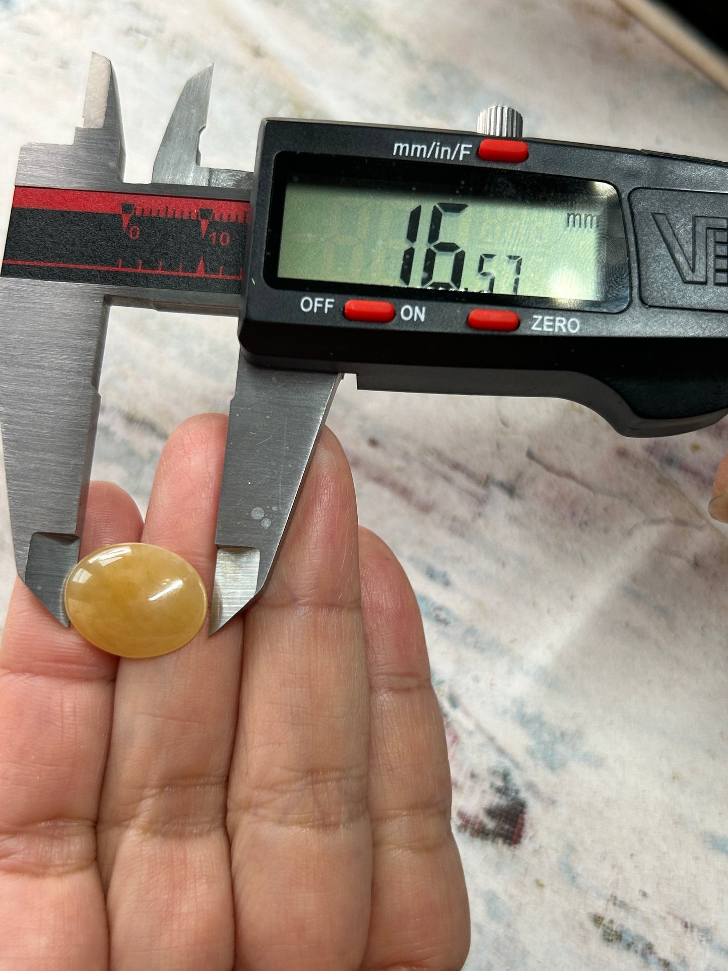 Grade A Natural Icy yellow jadeite loose stone