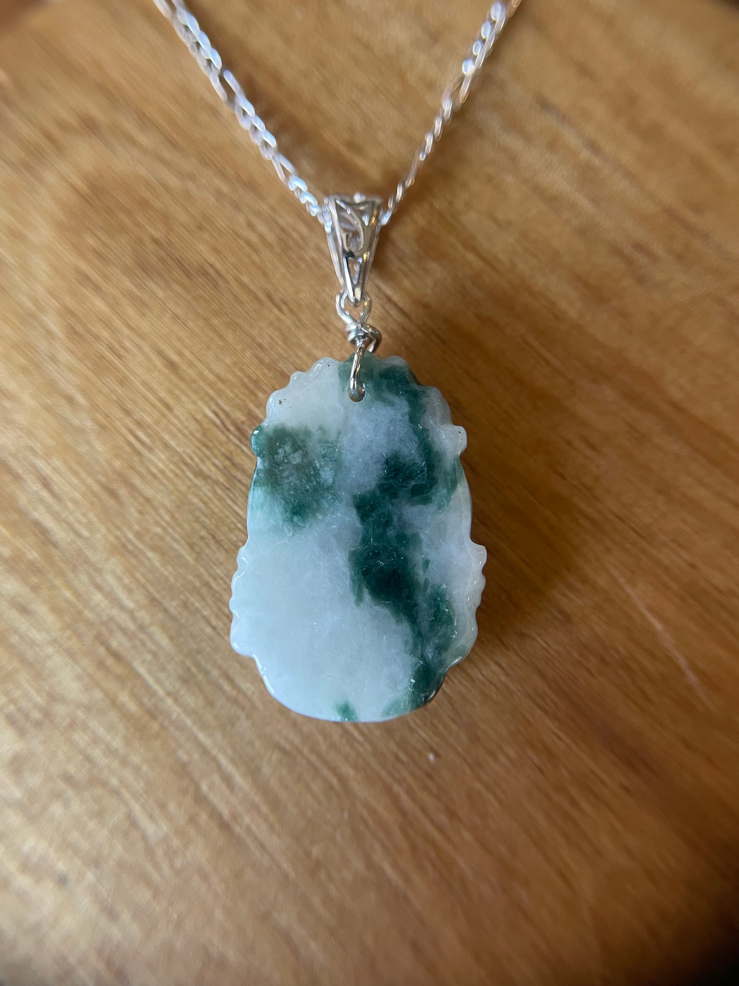 Grade A Burma Zodiac (RAT) silver necklace