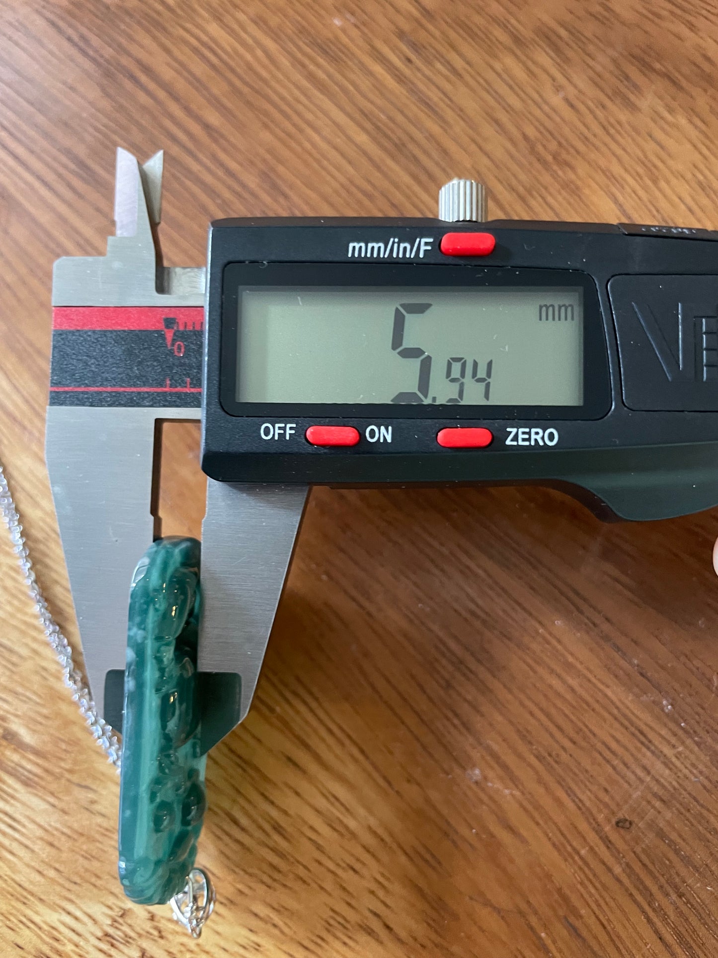 Grade A  jadeite Zodiac (Pig) pendant with silver necklace