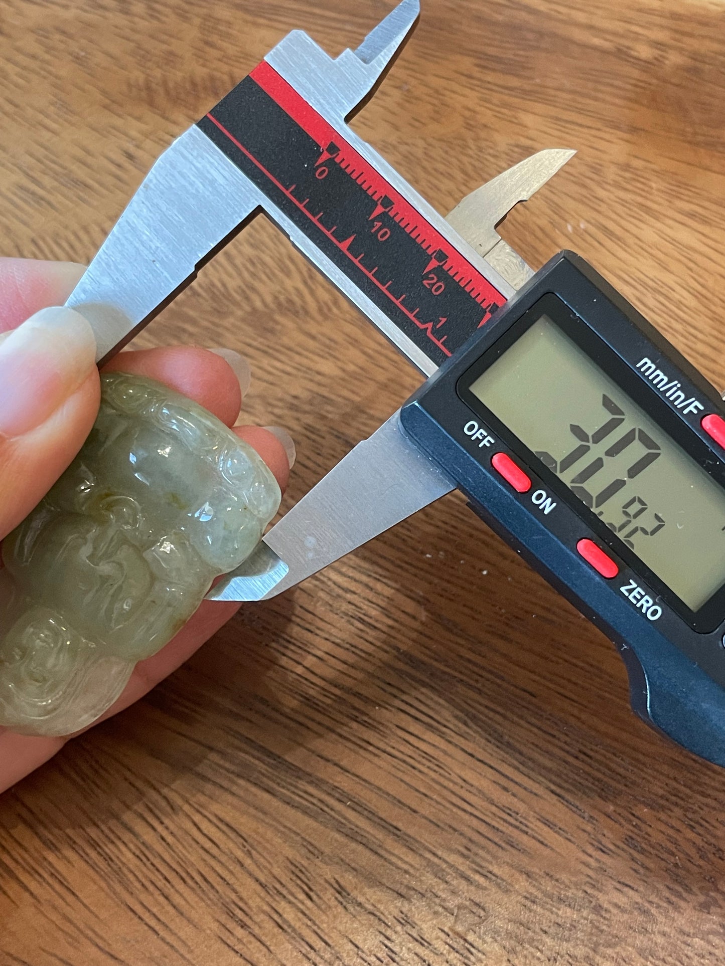 Grade A Natural yellow Burma Jadeite Guanyin pendant with sterling Gold overlay silver bail pendant