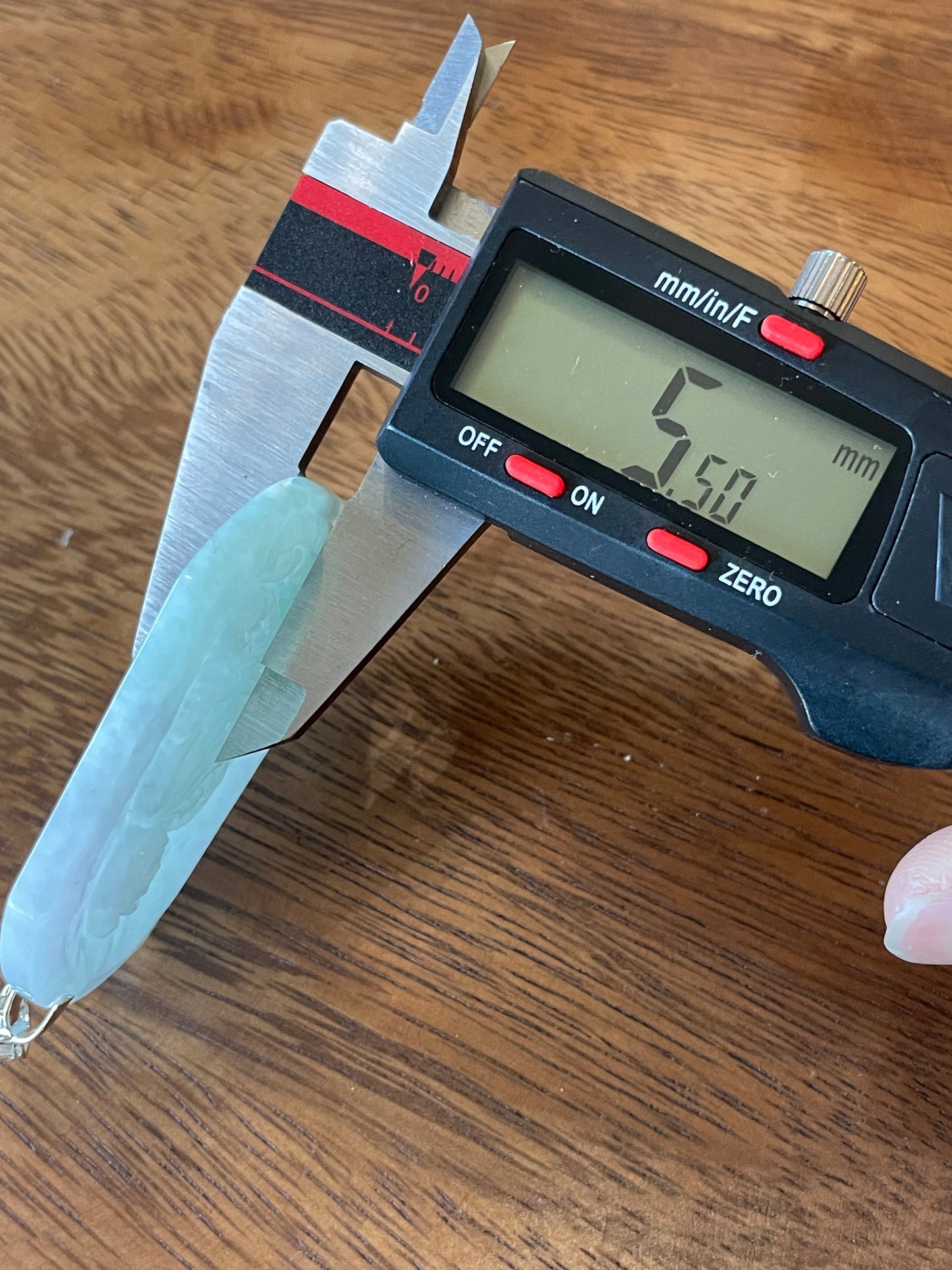 Icy Lavender Green jadeite Buddha pendant with Sterling silver bail