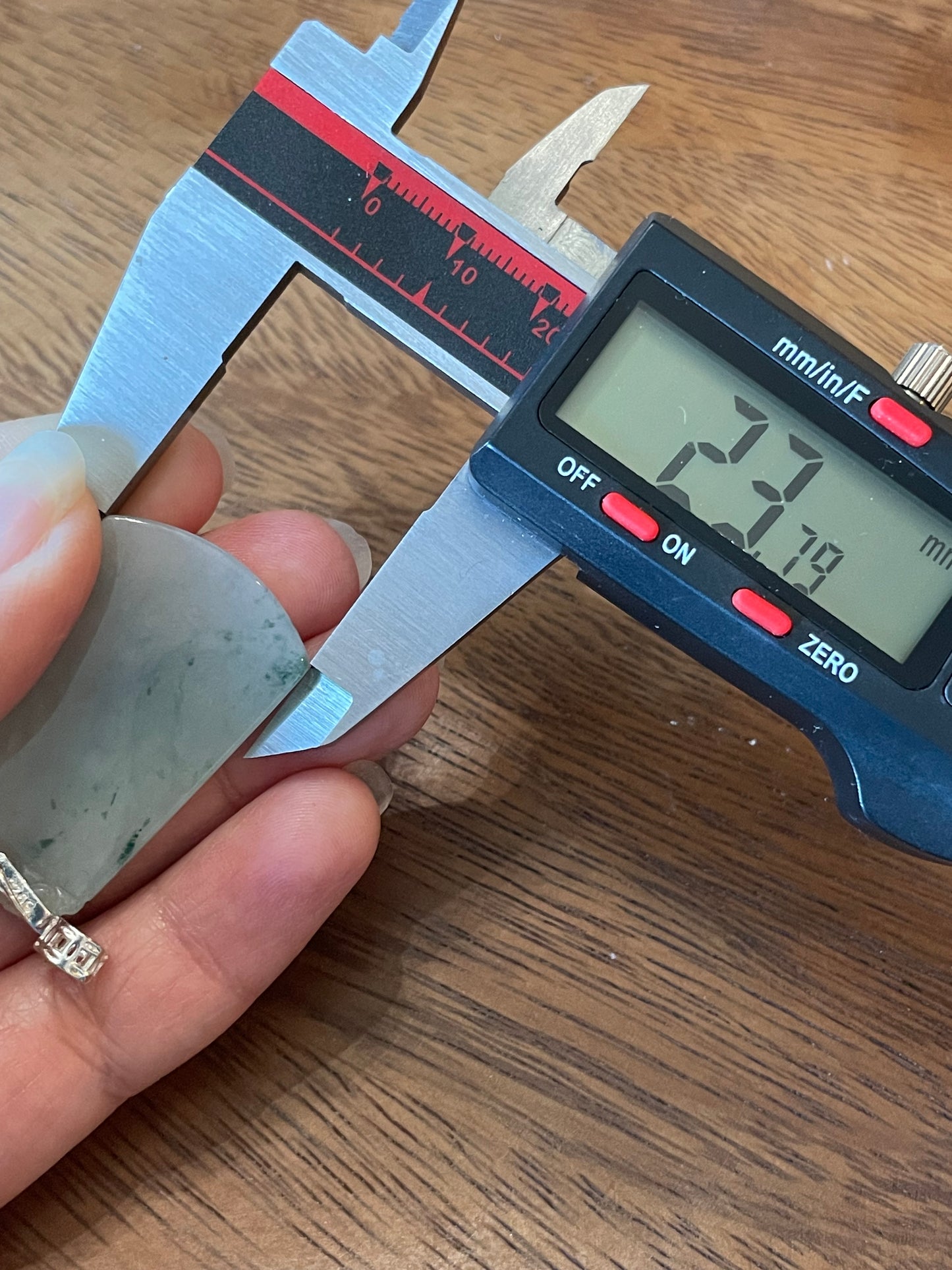 Grade A Natural Green Burma Jadeite Rectangle Pendant  silver necklace