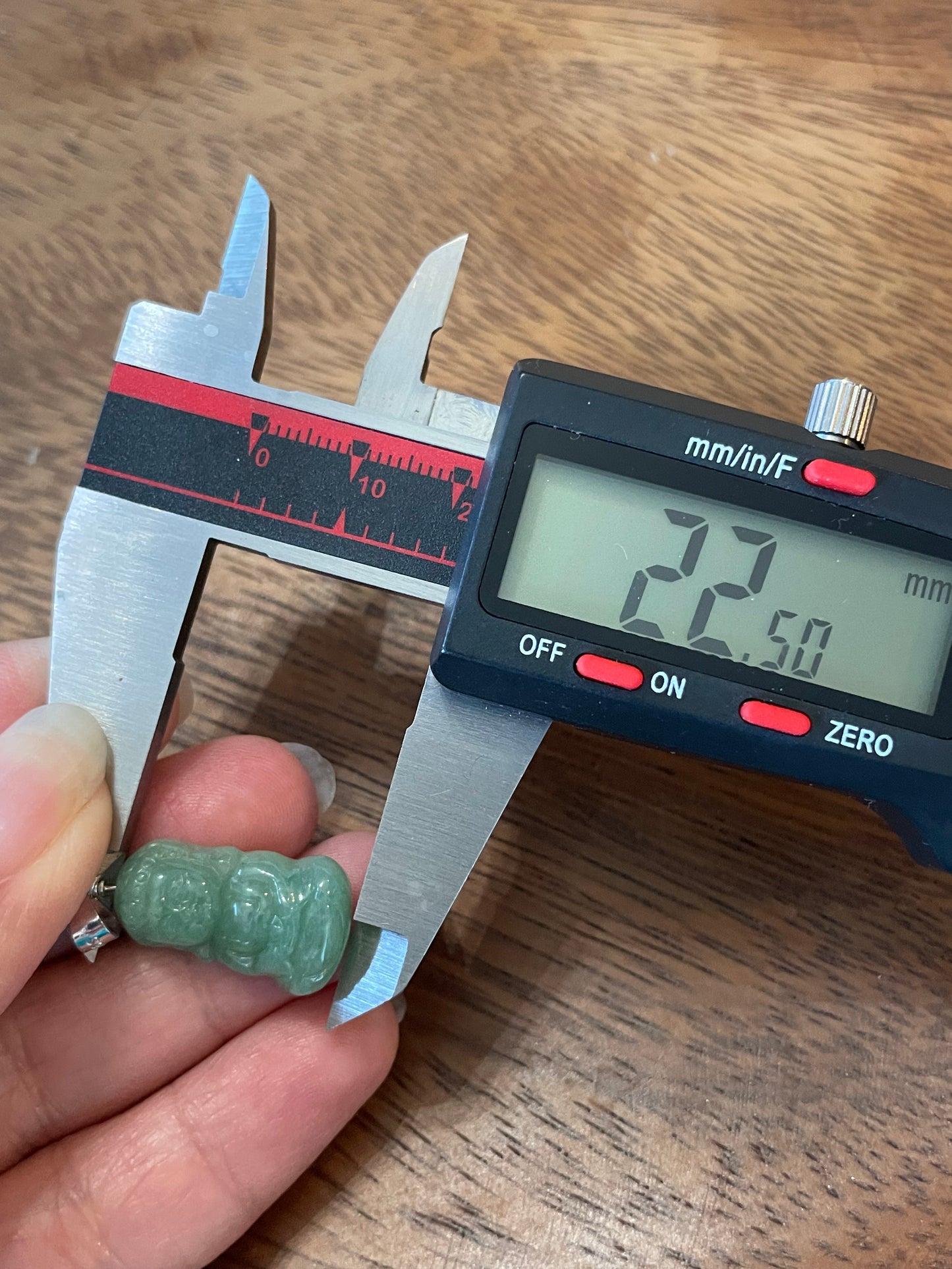 Icy Green jadeite Baby Buddha pendant with Sterling silver bail necklace