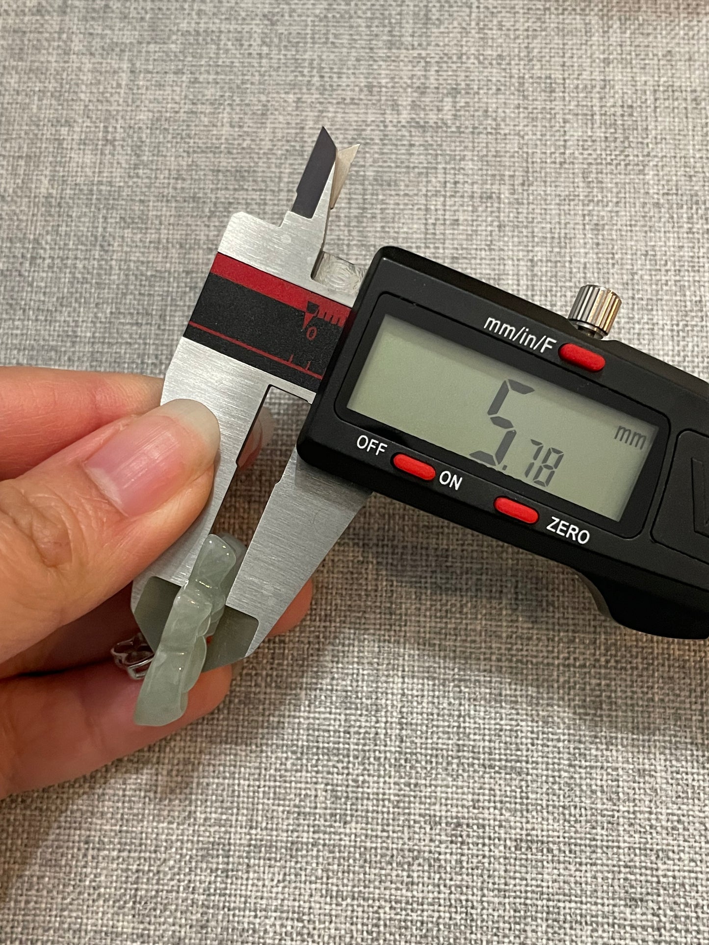 Nature green Butterfly silver necklace