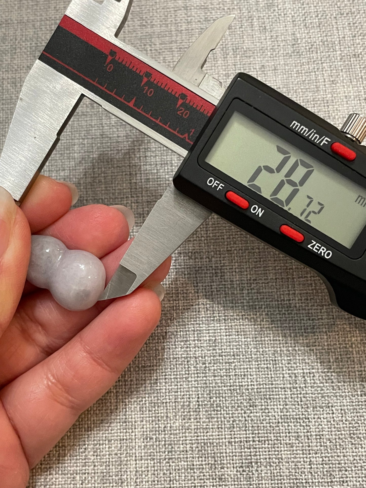 Icy Lavender Jadeite Wu Lu (Gourd) pendant  silver necklace