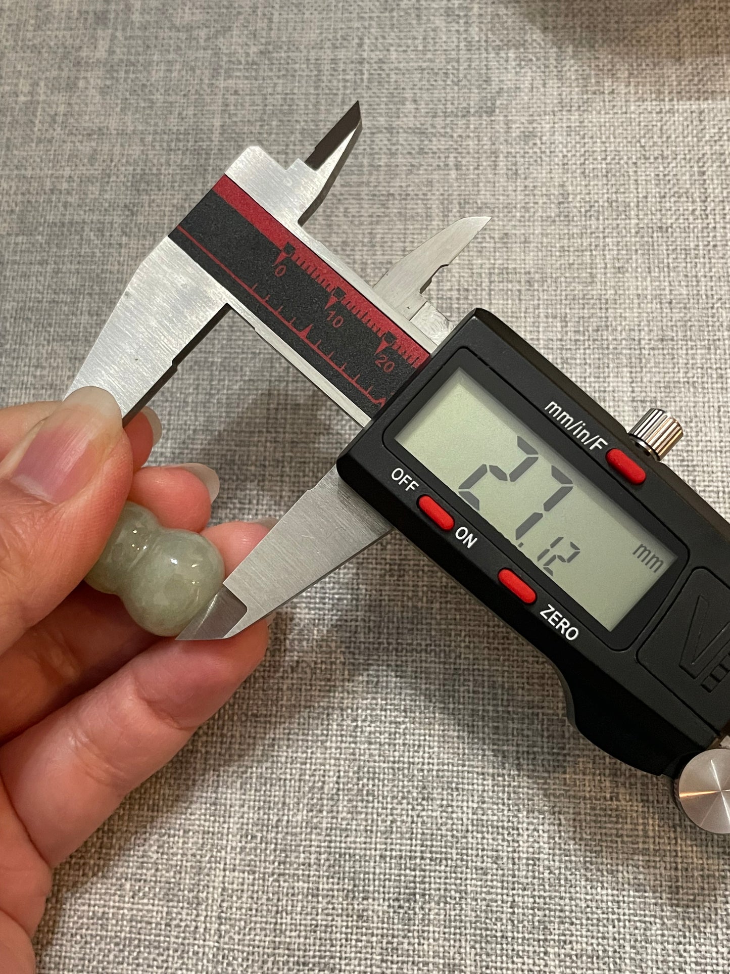 Icy green Jadeite Wu Lu (Gourd) pendant  silver necklace