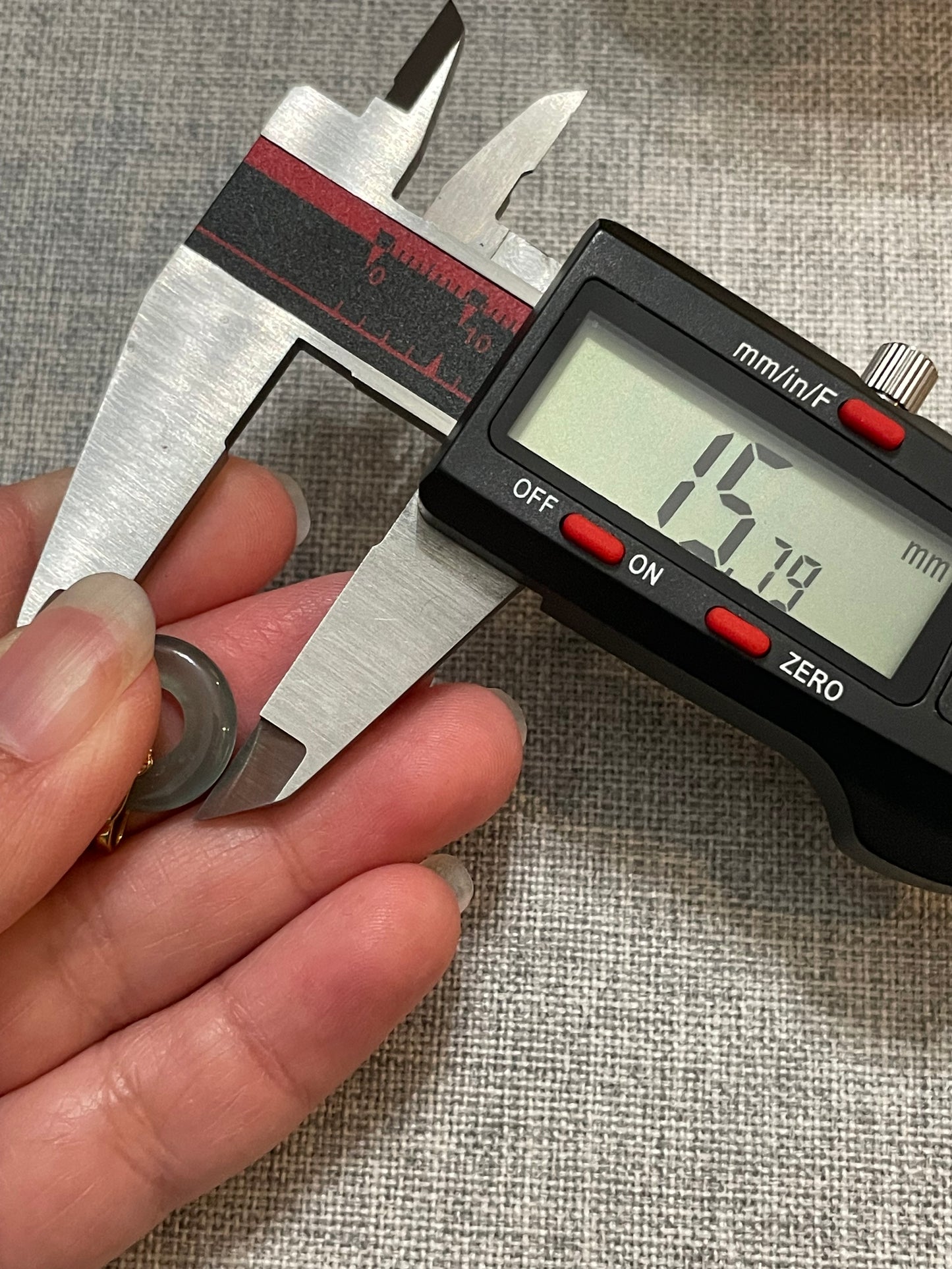 Grade A Natural  Green Jadeite Pi Disc pendant Gold overlay silver necklace