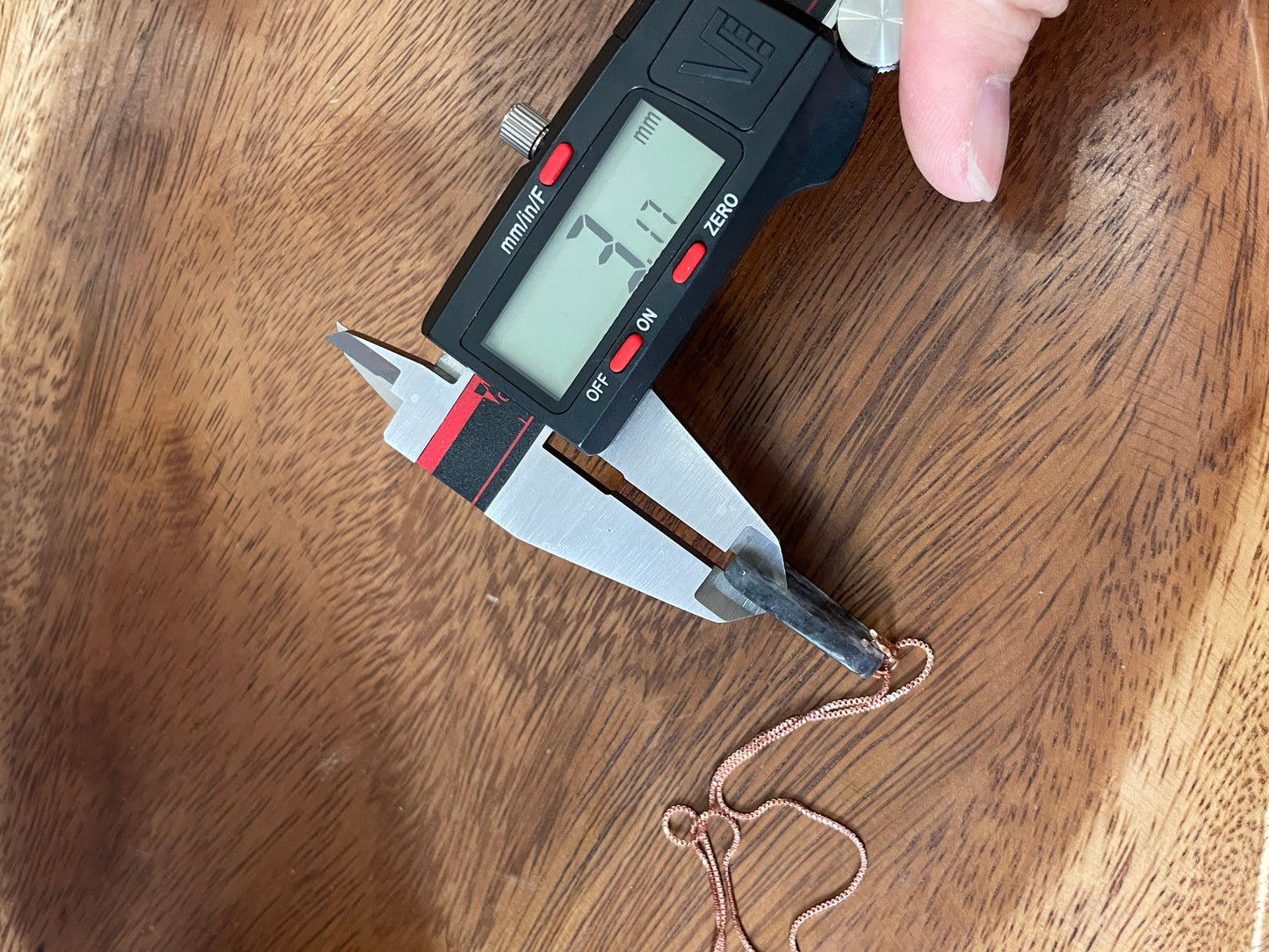 Grade A Natural Highly Icy Black Trapezoid Rose gold plated sterling silver bails necklace