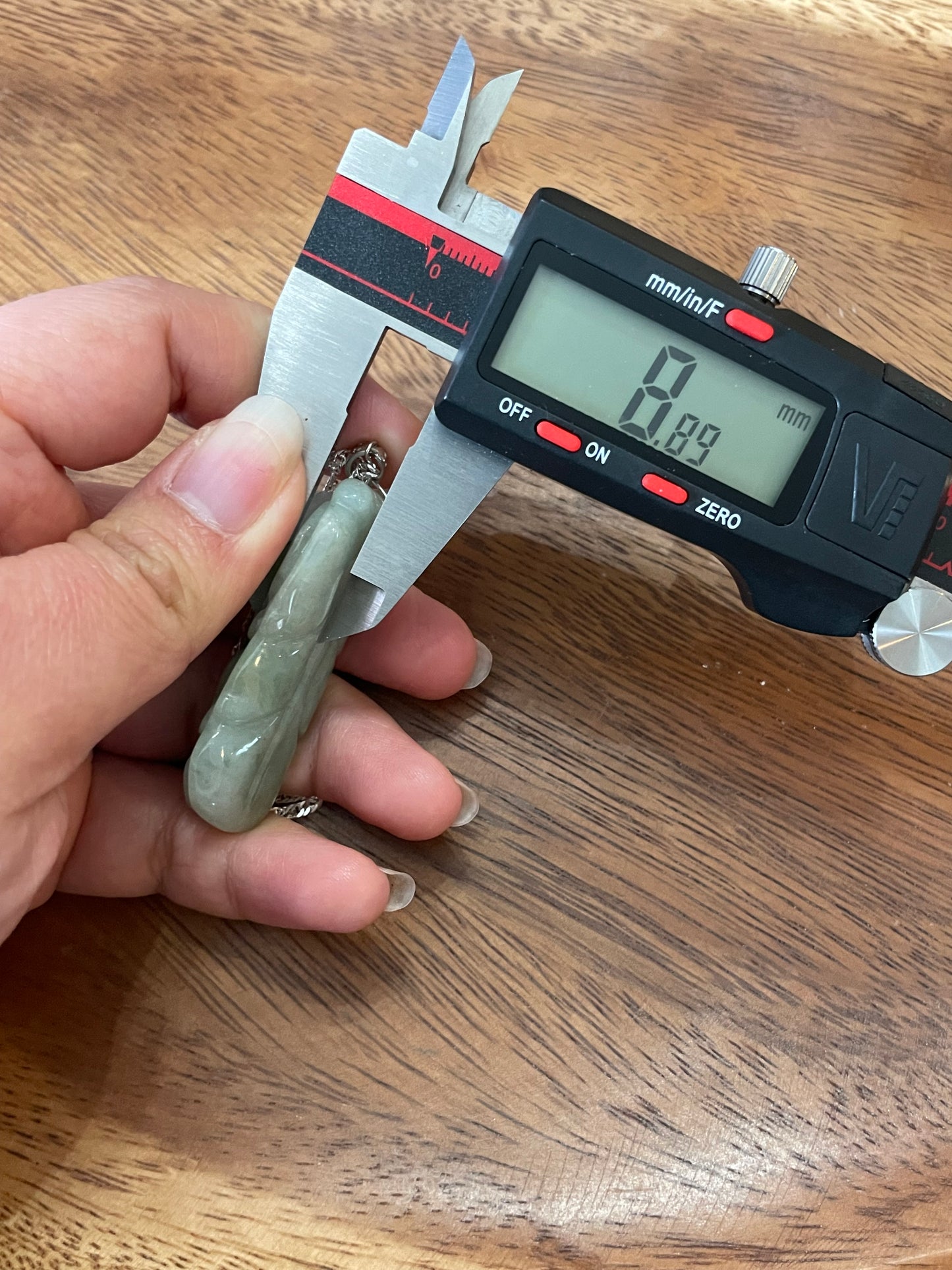 Natural Grade A Burmese Jadeite Glassy Blue Ancient Dragon over Leaf  Pendant silver necklace