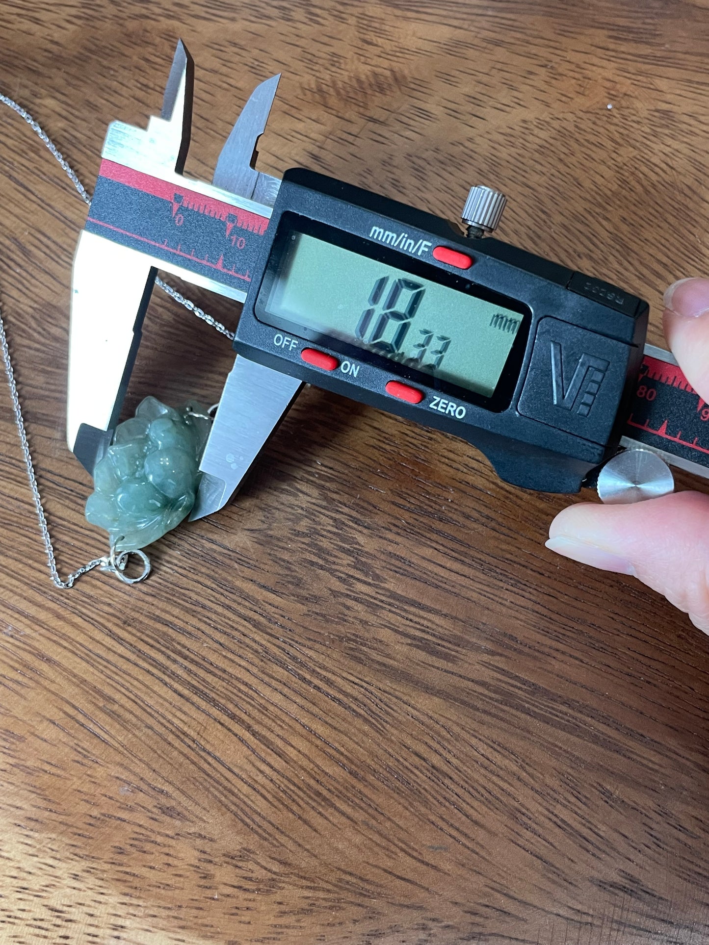 Natural jadeite  Green Water Lily Pendant Silver Necklace