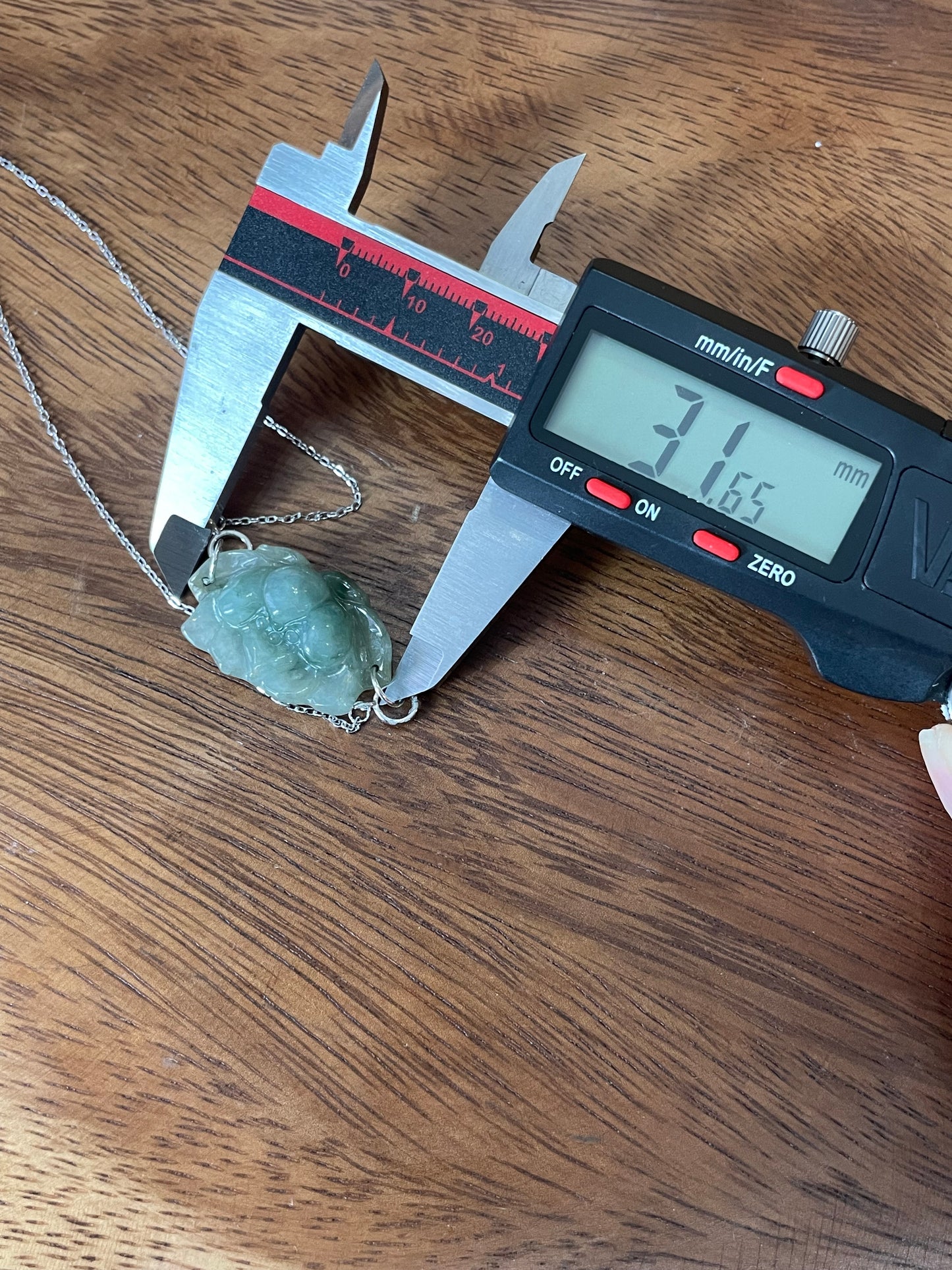 Natural jadeite  Green Water Lily Pendant Silver Necklace