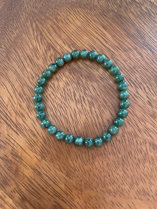 Grade A Natural green beads Jadeite bracelet