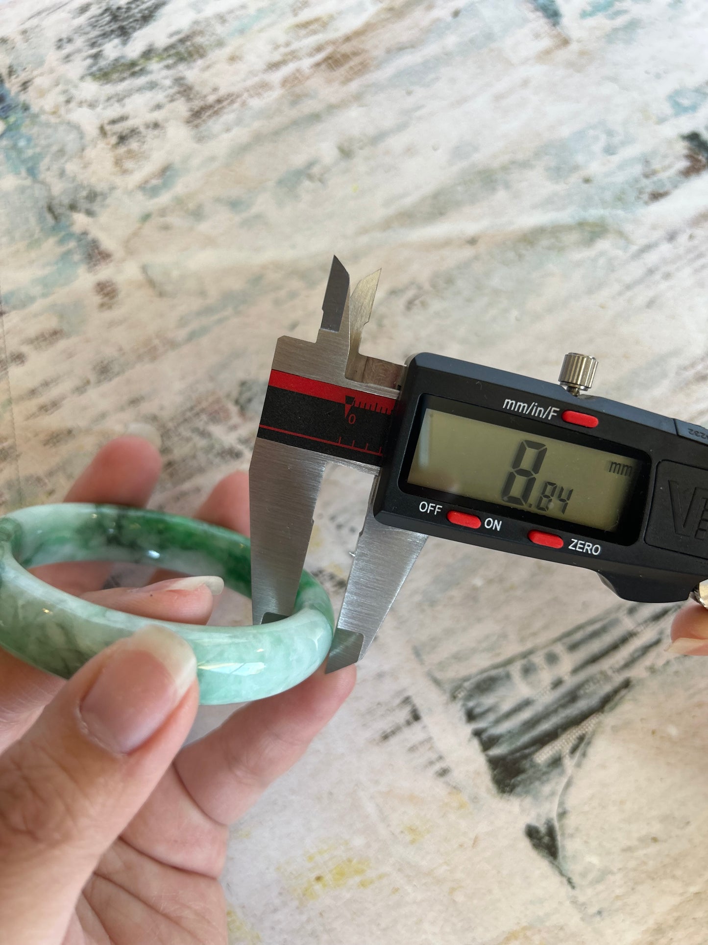 Grade A Natural  Green Myanmar Jadeite Bangle