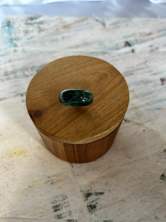 Natural Grade A Burme Jadeite green Ring