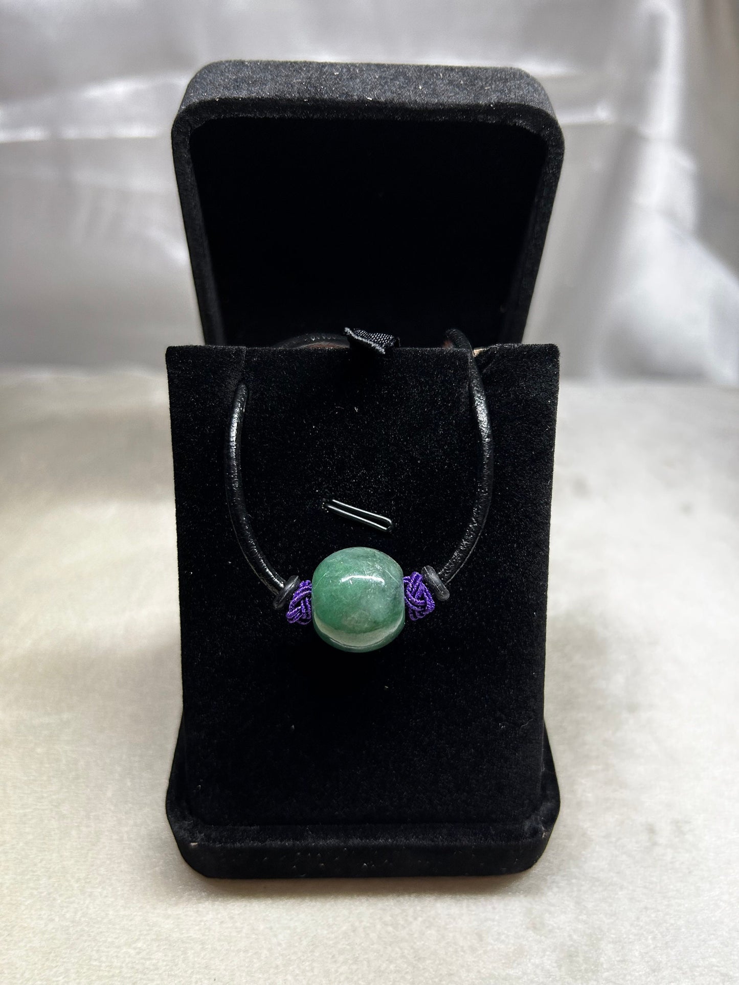 Grade A Natural Green luluton Burma jadeite chocker