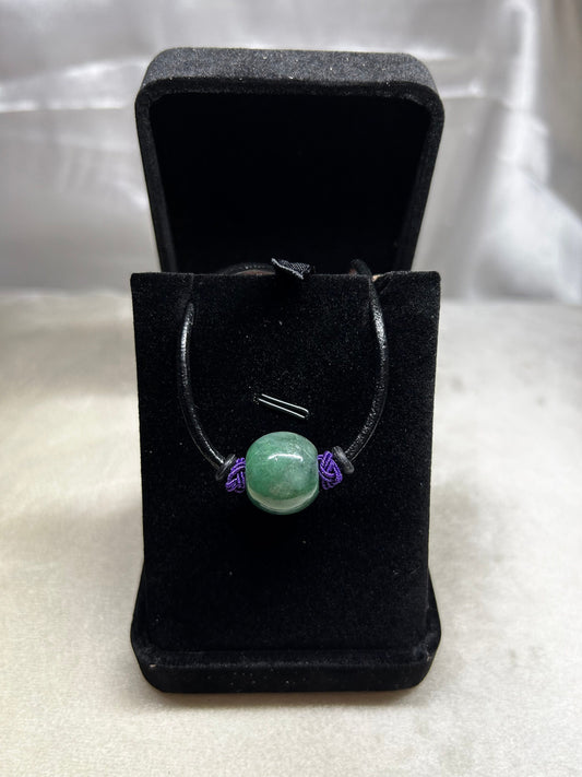 Grade A Natural Green luluton Burma jadeite chocker