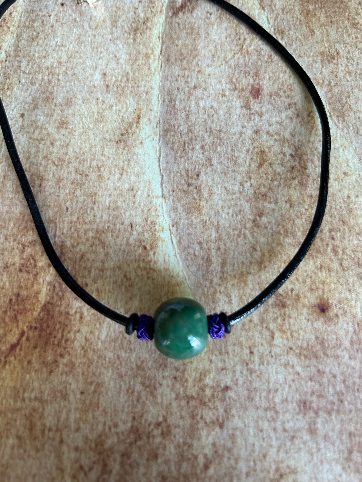 Grade A Natural Green luluton Burma jadeite chocker